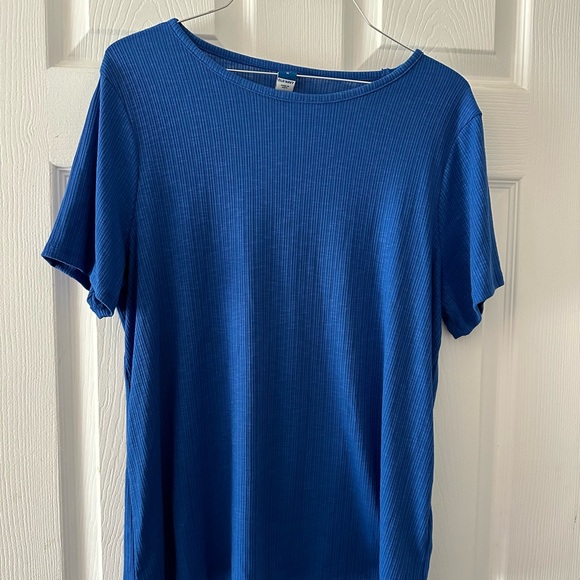 Old Navy Blue Relaxed Fit Blouse - Picture 1 of 6